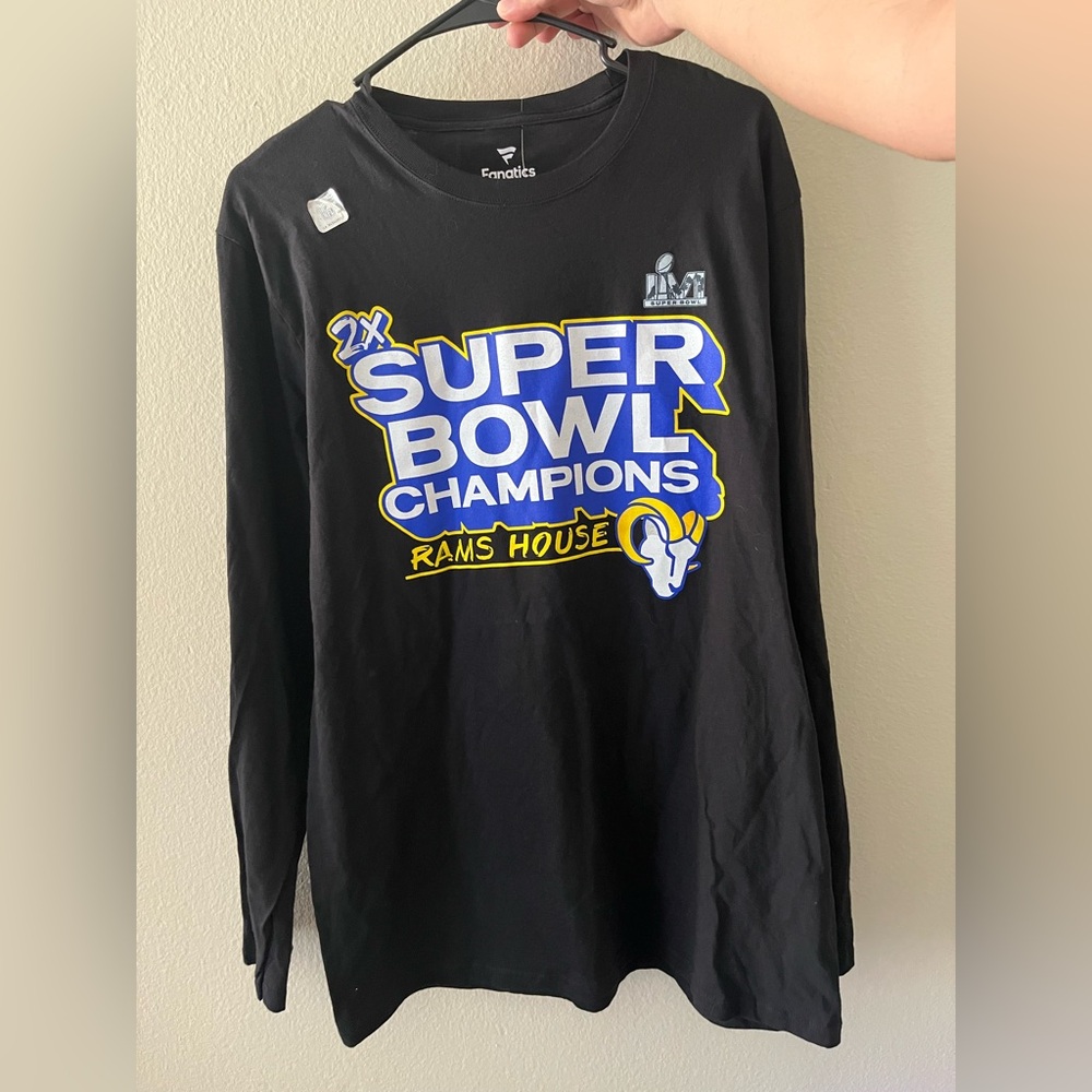 Fanatics Rams Super Bowl Long sleeve tshirt